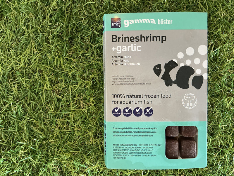 Gamma Frozen Brineshrimp + Garlic 100g Blister Pack