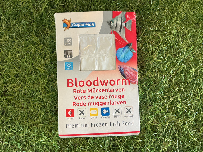 Super fish Bloodworm 100G Blisterpack