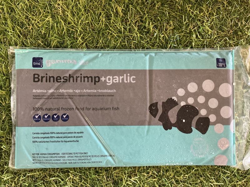 Gamma Frozen Brineshrimp + Garlic 250g Slice
