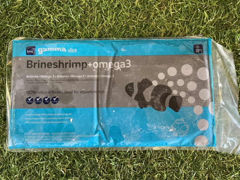 Gamma Frozen Brineshrimp + Omega 3 250g Slice