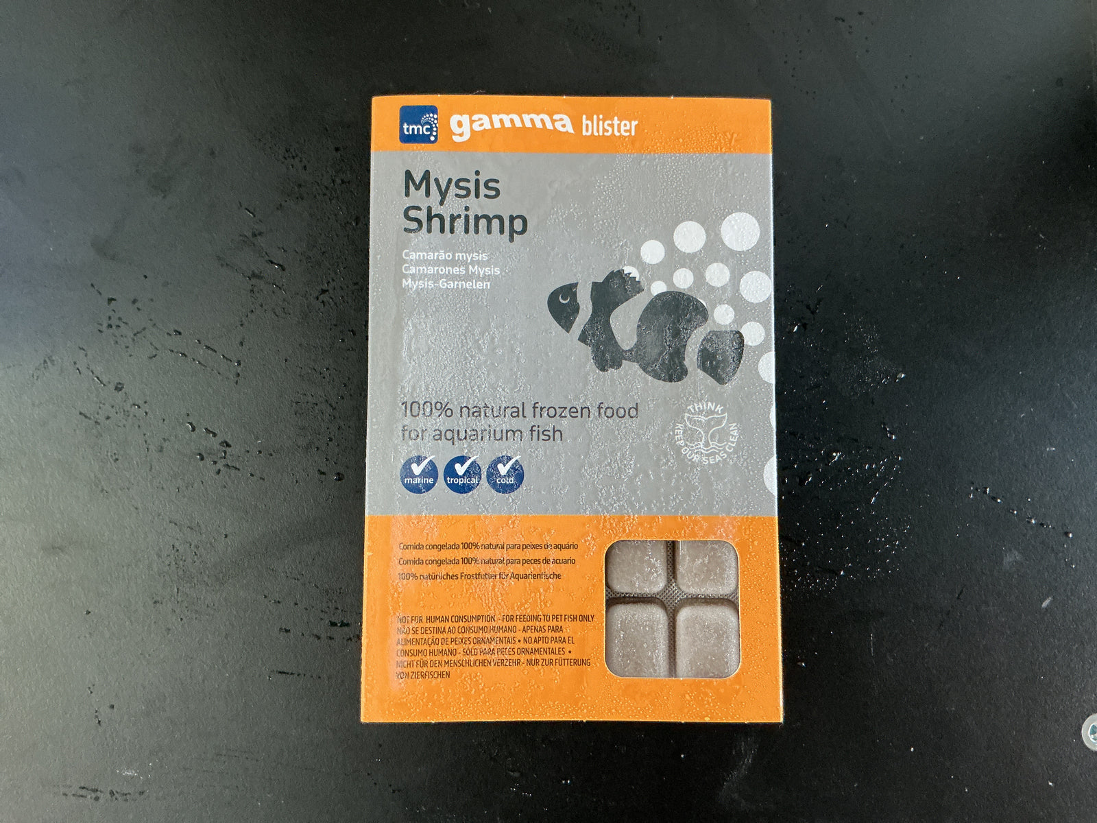 Gamma Frozen Mysis Shrimp 100g Blister Pack