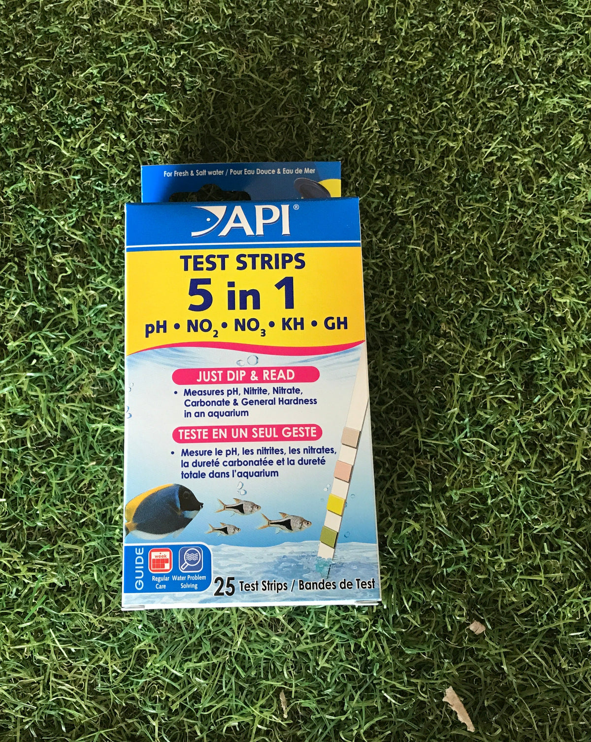 API 5 in 1 test strips