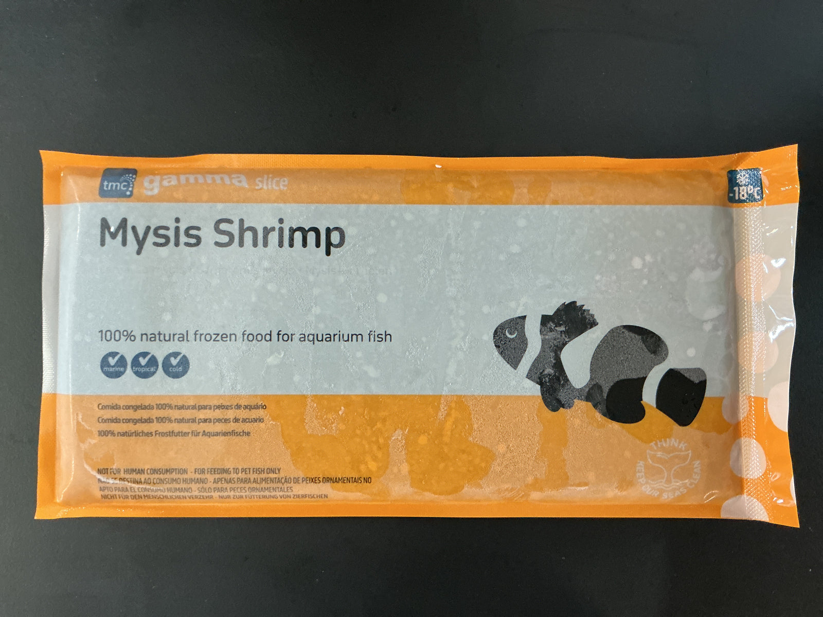 Gamma Frozen Mysis Shrimp 250g Slice