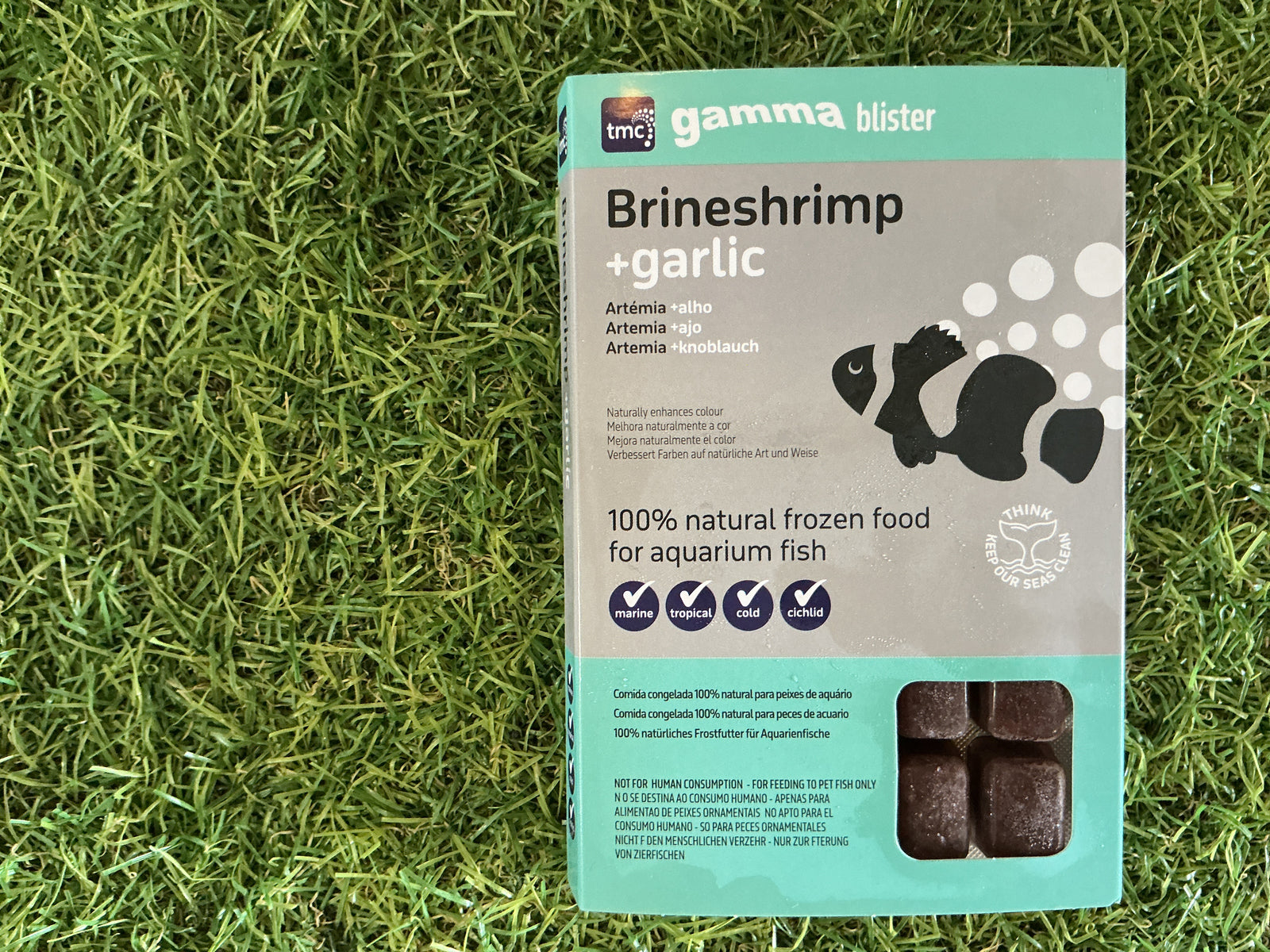 Gamma Frozen Brineshrimp + Garlic 100g Blister Pack