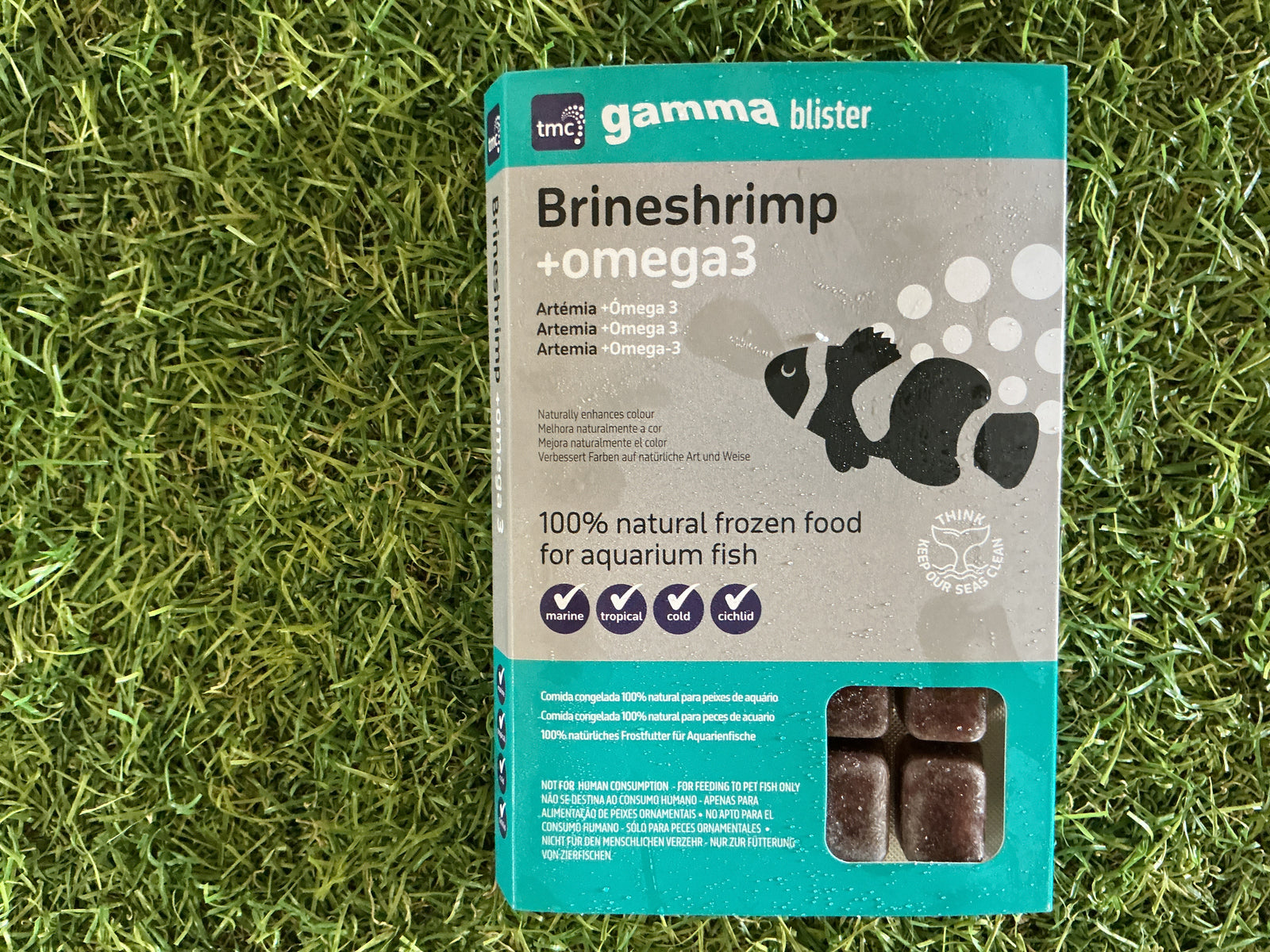 Gamma Frozen Brineshrimp + Omega3 100g Blister Pack