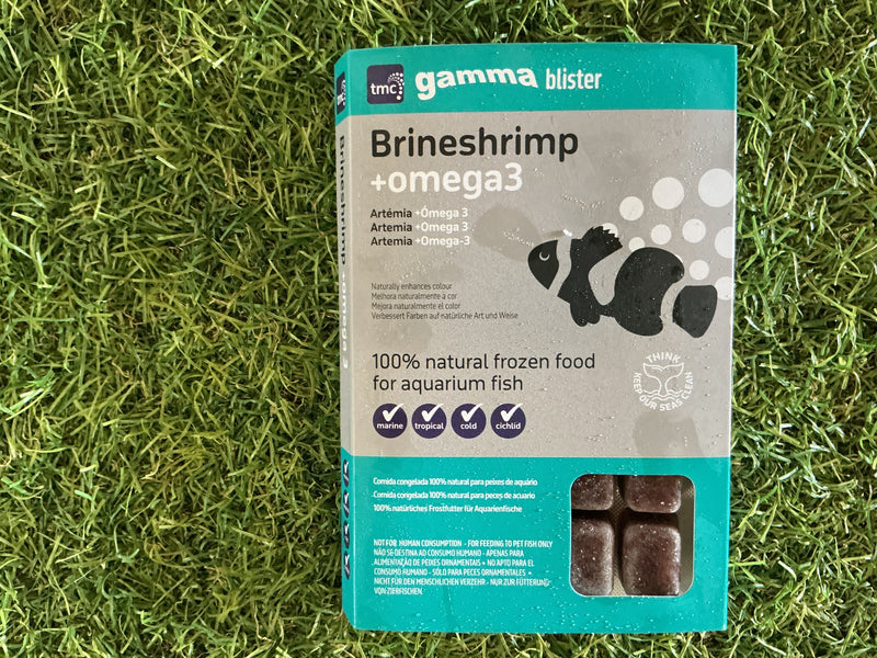 Gamma Frozen Brineshrimp + Omega3 100g Blister Pack