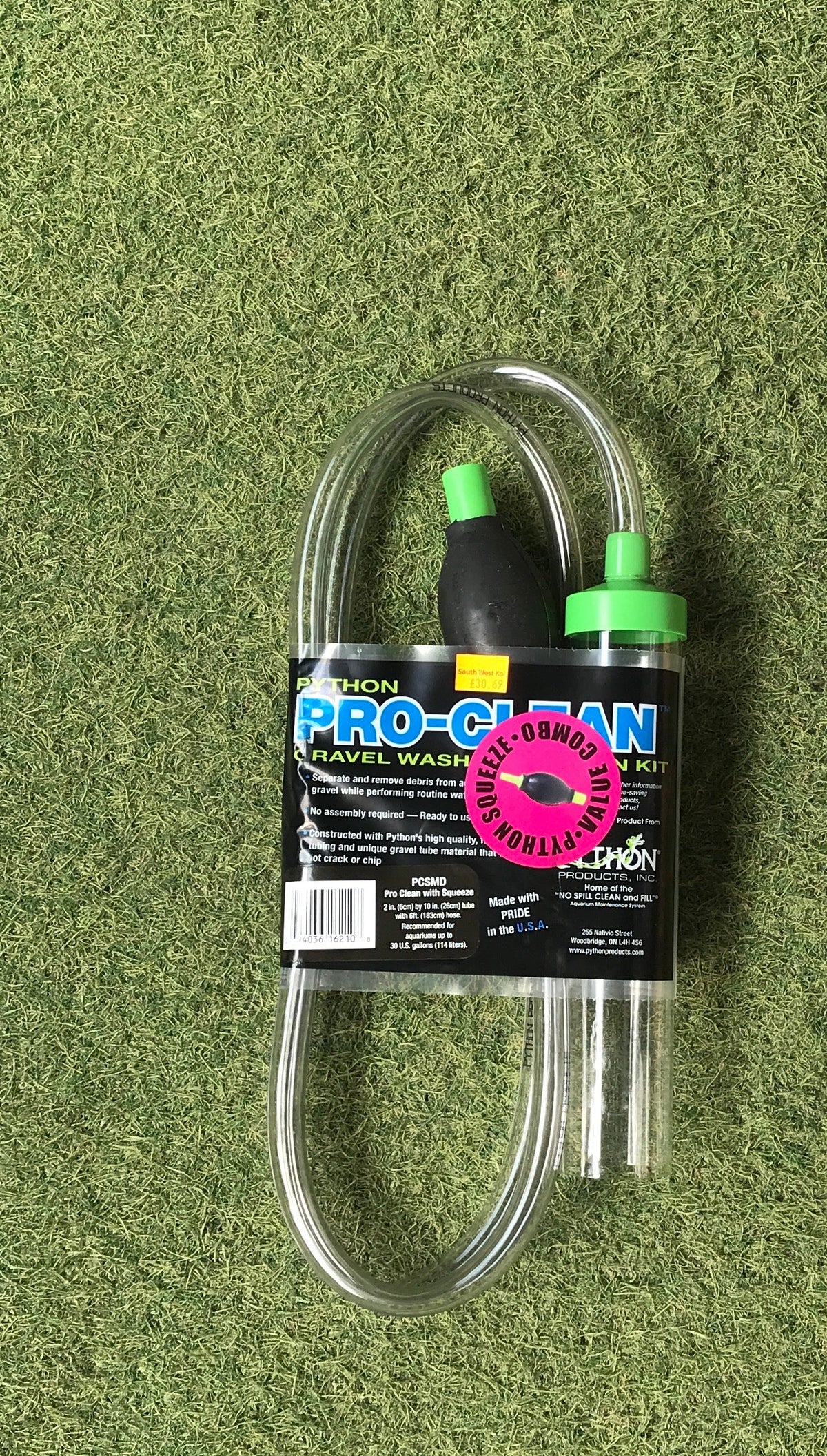 Python pro-clean gravel wash